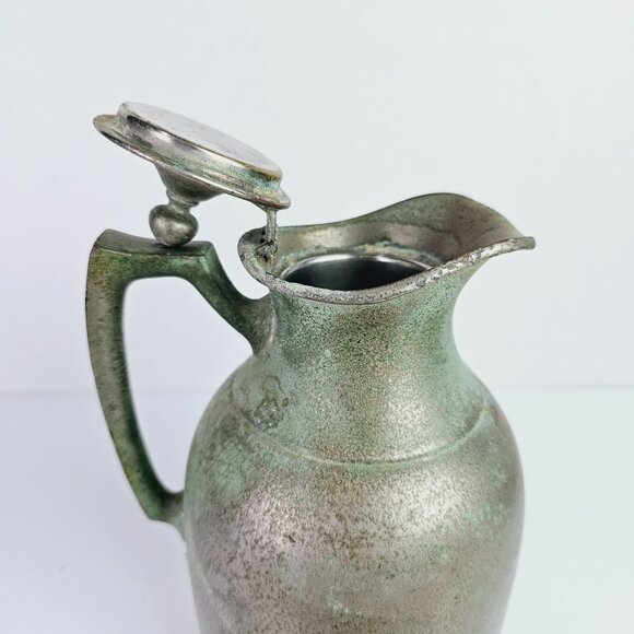 Vintage 1950's Hotel Statler Stanley Insulated Covered Pitcher, 32 Oz. - Picture 4 of 7